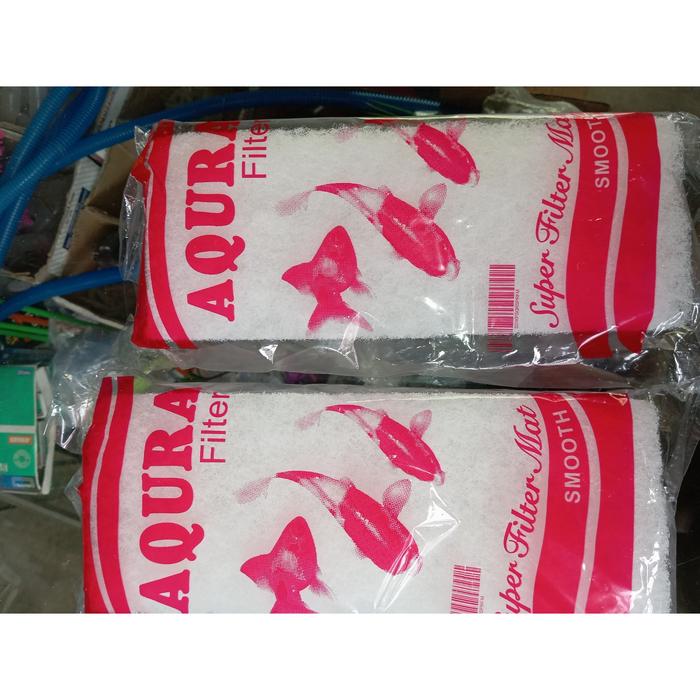 Gambar kapas busa filter kolam aquarium ikan hias berbagai macam - KAPAS 3 LPS dari pusat ikan bekasi undefined Tokopedia