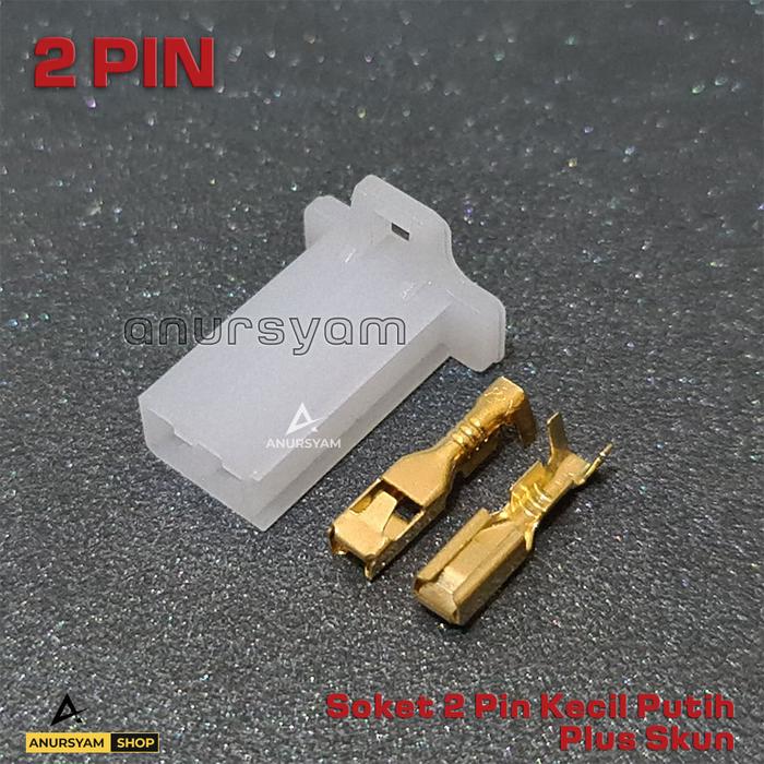 Jual Soket 2 Pin Kecil Male Female / Konektor / Socket Motor 2 Pin ...