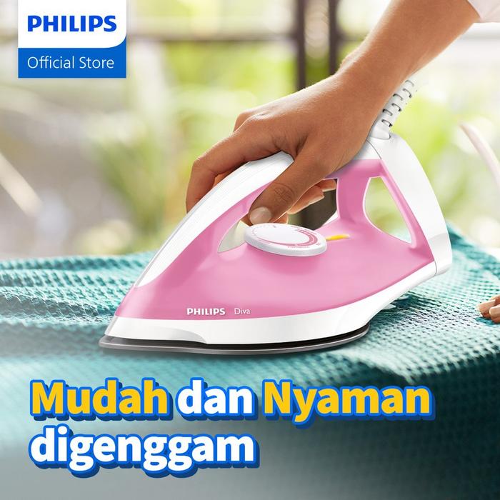 Gambar PHILIPS Dry Iron GC122 Setrika - GC-122 Garansi resmi GC 122 Tangerang - Merah Muda dari amac electronic store undefined 5 Tokopedia