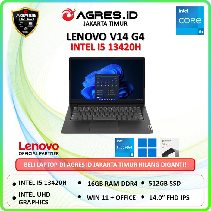 Promo LENOVO V14 G5 Intel I5 Gen 13 16Gb 512Gb Win 11 Office 14
