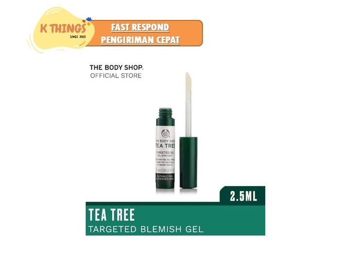 Gambar THE BODY SHOP Tea Tree Skin Clearing Facial Wash Toner Foaming Cleanser Peel Off Mask ORI 250ml & 150ml 60ml Gel Targeted Tea Tree Oil untuk Kulit Berjerawat dan Berminyak - Targeted Gel dari K Things undefined Tokopedia