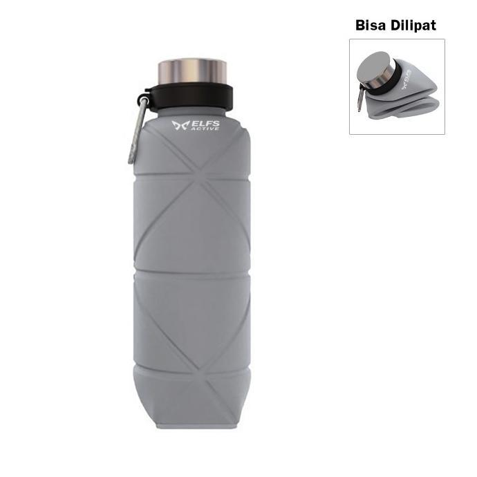 Gambar Botol Minum Lipat Portable 700ml Foldable Travel Water Bottle Origami - Abu Muda dari Karya Sejahtera 77 undefined Tokopedia