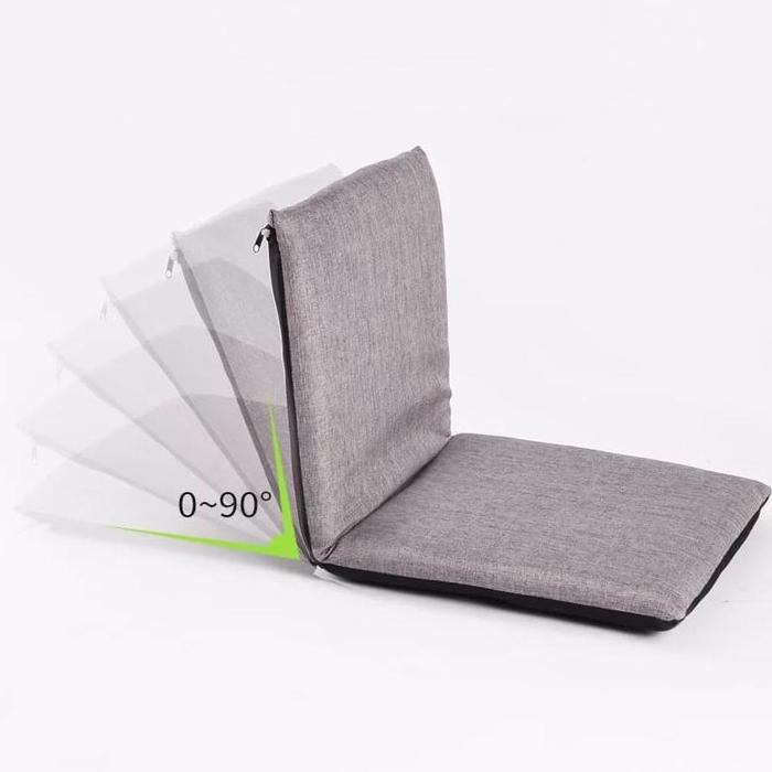 Gambar Kursi Lipat Lesehan Lantai Sandaran Bantal Tatami Jepang Alas Duduk Lantai Bahan Kain - OLIVE, DATAR dari toko bendott undefined Tokopedia