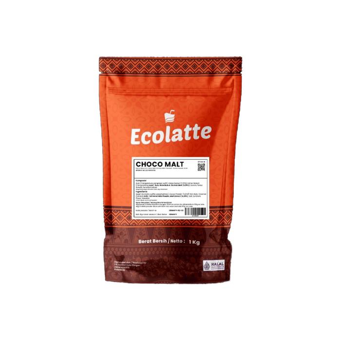 Jual Bubuk Minuman Rasa ECOLATTE Powder Drink Murah Enak 1 Kg - Choco Malt - Kota Malang - Masterbahankue
