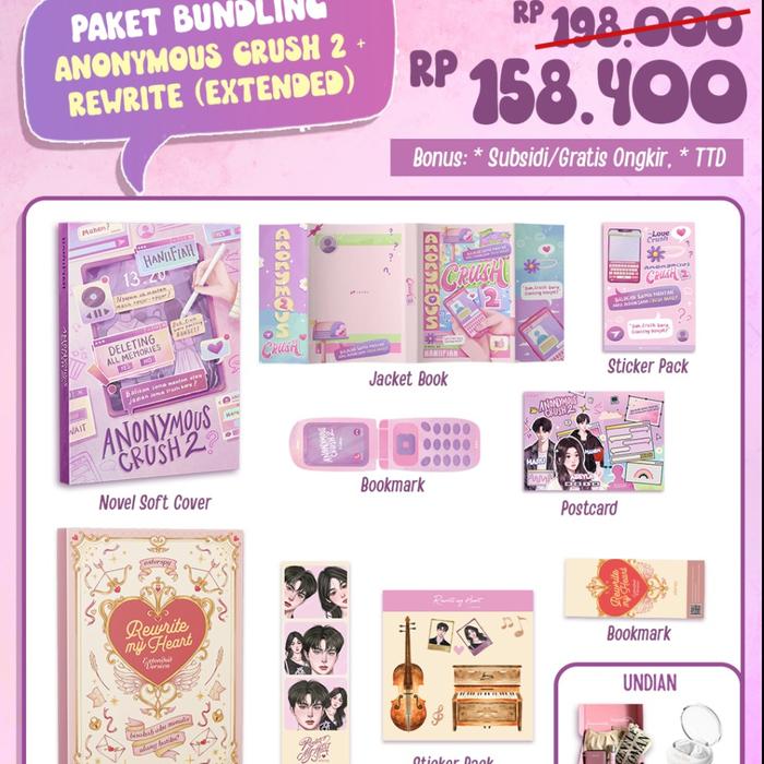 Gambar PRE ORDER - Buku Novel - Anonymous Crush 2 - Haniifiah - Skuad Media - Bumifiksi - ANONY 2 + ANONY dari Bumi Fiksi Makassar undefined Tokopedia