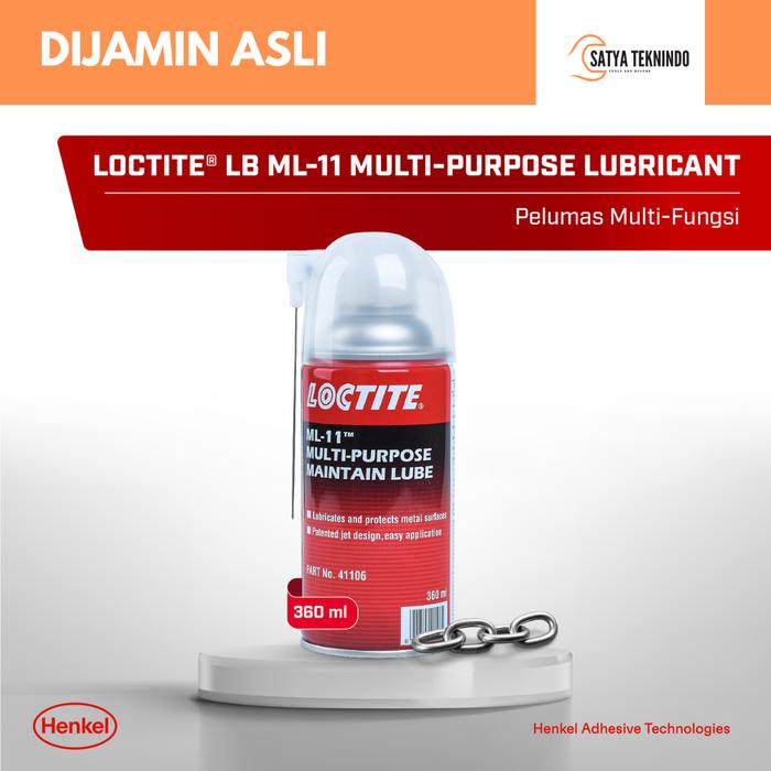 Gambar LOCTITE LB ML-11 Multi-Purpose Lubricant Pelumas 360 ml dari Satya Teknindo Indonesia undefined Tokopedia