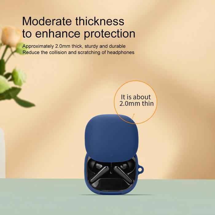 Gambar Case Casing Cover Silicone Protective Anker Soundcore Liberty 4 Pro / Liberty4pro+ Carabiner - Biru dari Ryoset house undefined Tokopedia