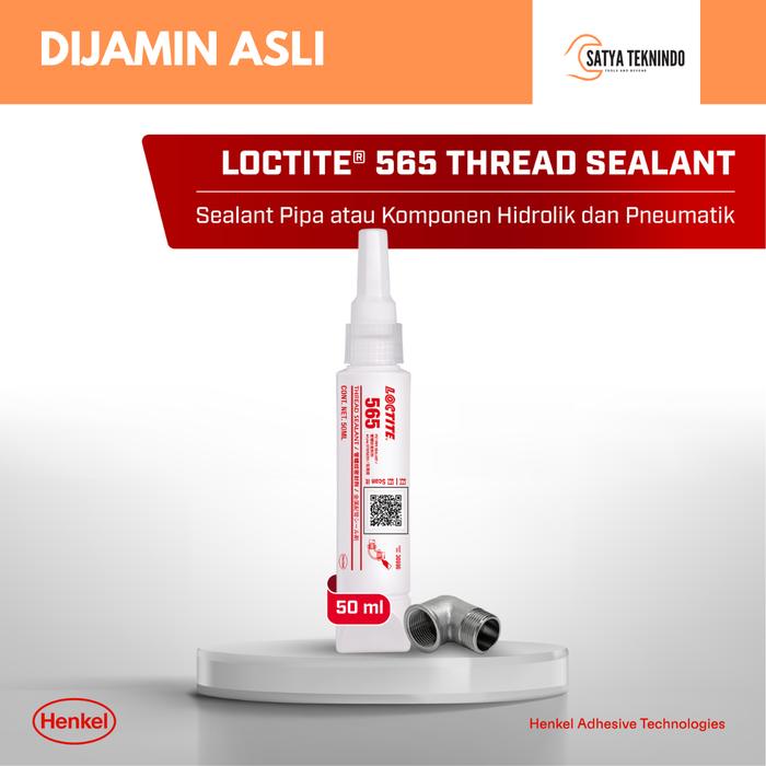 Gambar Henkel LOCTITE 565 Thread Sealant Lem Pipa Anti Bocor 50 ml dari Satya Teknindo Indonesia undefined Tokopedia