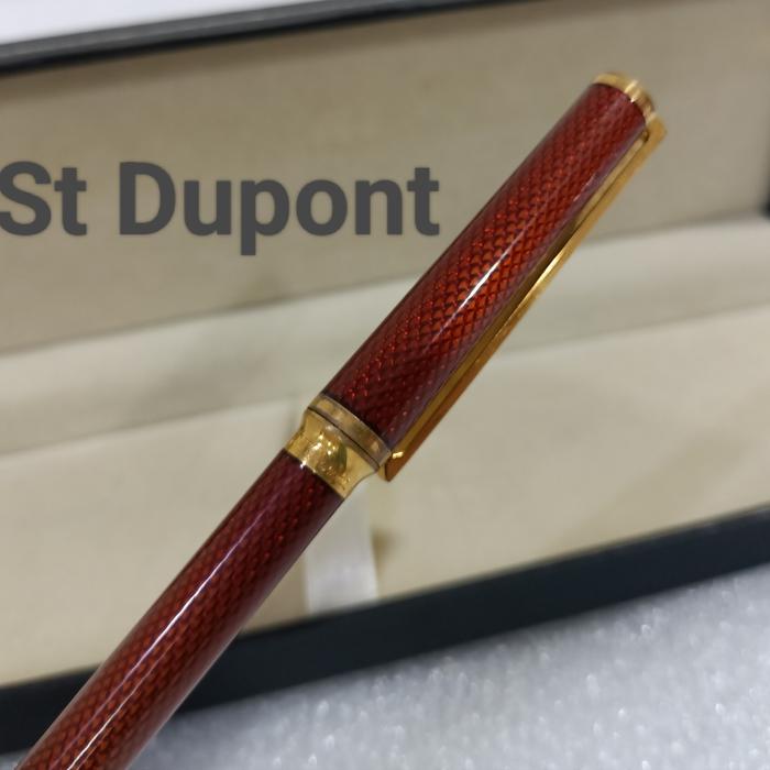 Gambar PENA ST DUPONT ORIGINAL no 05 pilot parker pelikan platinum sailor sheaffer waterman cross aigner mont blanc montegrappa  hero Stationery Tinta Merah dari Toko Batu Pirus Dan Pulpen 88 undefined Tokopedia