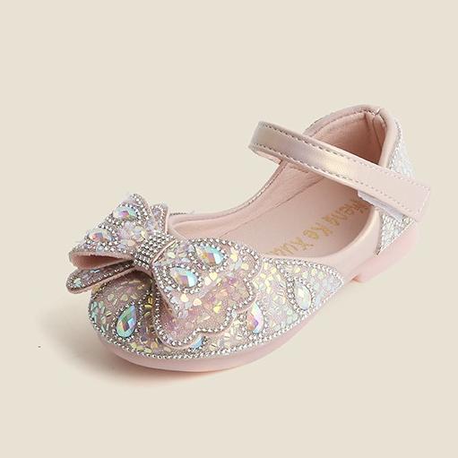 Gambar 21-30 BIG RIBBON BUTTERFLY SEPATU PESTA ANAK PEREMPUAN - Merah Muda, 26-36 dinotes dari Babyfamilycare undefined Tokopedia