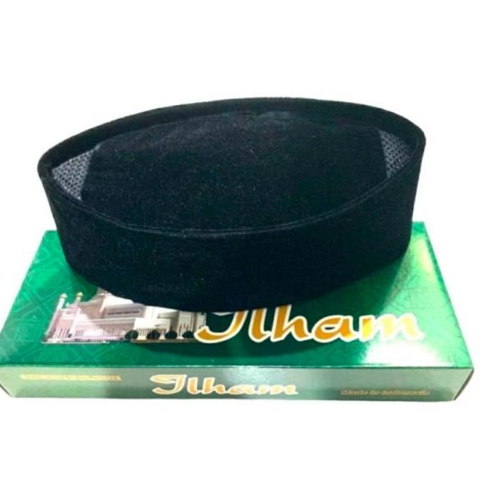 Gambar songkok hitam AC bhs clasic premium/ peci bhs ORIGINAL - merk ilham, 9 dari Berkah jaya makmur official undefined Tokopedia