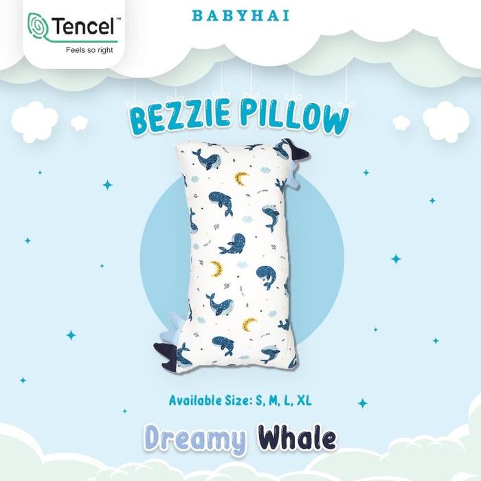 Gambar BABY HAI Bezzie Pillow Bantal Tencel nn98 - Dreamy Whale, S dari vazclubshop undefined Tokopedia