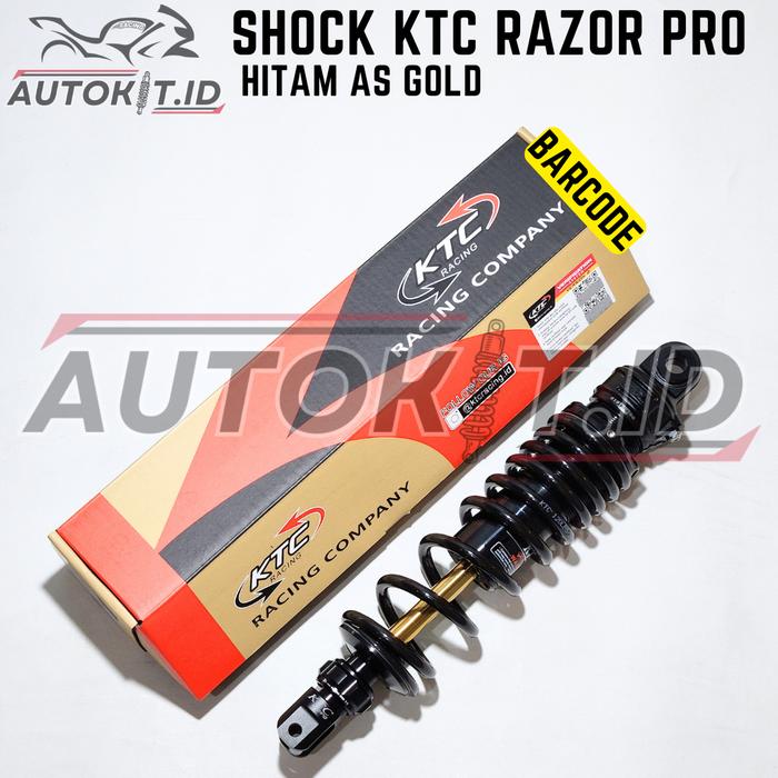 Gambar SHOCKBREAKER / SHOCK KTC RAZOR PRO CLICK 300mm / 325mm / 340mm UNTUK VARIO, BEAT, SCOOPY, GENIO, MIO, FINO SOUL GT XRIDE 115 125, GEAR 125, LEXI - Hitam, 300 mm dari AUTOKIT.ID undefined Tokopedia