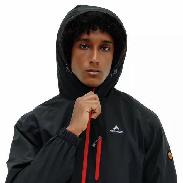 Gambar Jaket Outdoor Waterproof Eiger Perseverance Original - Hitam, S dari Barokah Montain undefined Tokopedia