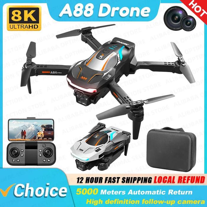 Jual New A88 RC Drone Dual Camera 8K High-Definition Professional