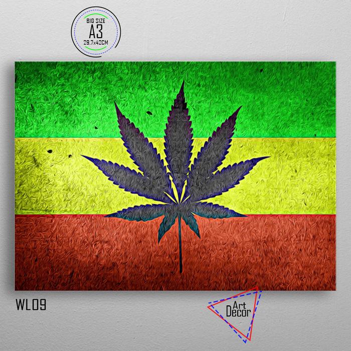 Gambar Poster REGGAE RASTA Hiasan Dinding Kamar Ukuran Besar A3 Bob Marley Ukuran Besar - WL09 dari C45 Channel undefined Tokopedia