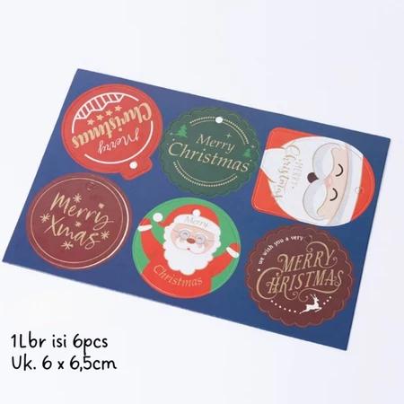 Gambar 1 Set 6pcs Hang Tag Natal / Christmas Greeting Tag - Blue dari ORIENS ID undefined Tokopedia