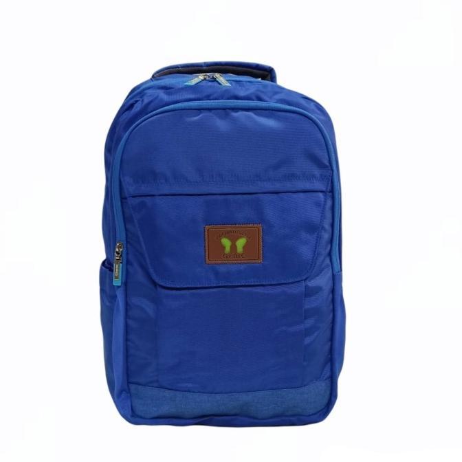 Gambar Best Seller Tas Genic - 29331 Ransel Sekolah Laptop Backpack Dengan Raincoat - Blue dari ReadLuxe undefined Tokopedia