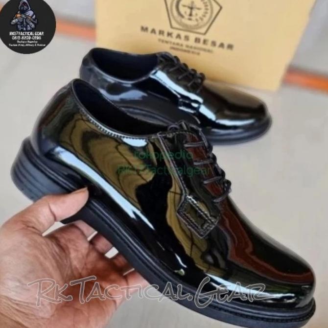 Gambar ORIGINAL SEPATU PDH TALIPUTAR WEBEST TNI POLRI KULIT KILAP ASLI - MABES TNI, 44 dari M2k Storeid undefined Tokopedia