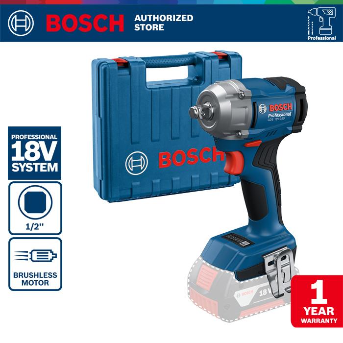 Gambar Bosch Brushless Impact Wrench / Kunci Impact Baterai 18Volt 560NM GDS 18V-350 (UNIT ONLY) - UNIT ONLY dari Bosch Tools Authorized MGK undefined Tokopedia