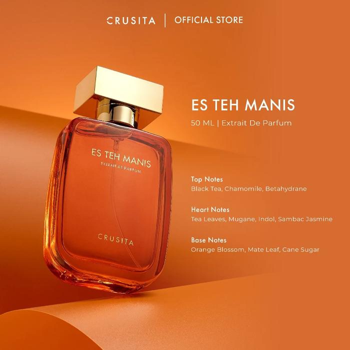 Gambar CRUSITA - Tea Collection Extrait De Parfum Es Teh Manis Iced Peach Tea Iced Thai Tea GenMaicha Iced Lychee Tea Parfum For Unisex Crusita Perfume - Es Teh Manis dari Luminara Beaute undefined Tokopedia
