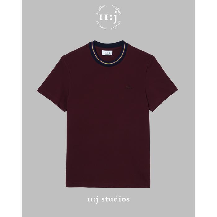 Gambar Kaos Polo LCST Stretch Striped Pique Collar Tshirt New Original Asli - Maroon, L dari 11J STUDIOS undefined Tokopedia