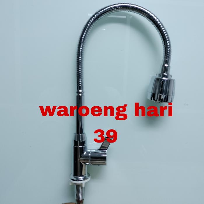 Gambar Kran kitchen sink/Kran bak cuci piring stainless Triton-262SBST - meja dari waroeng hari39 undefined Tokopedia