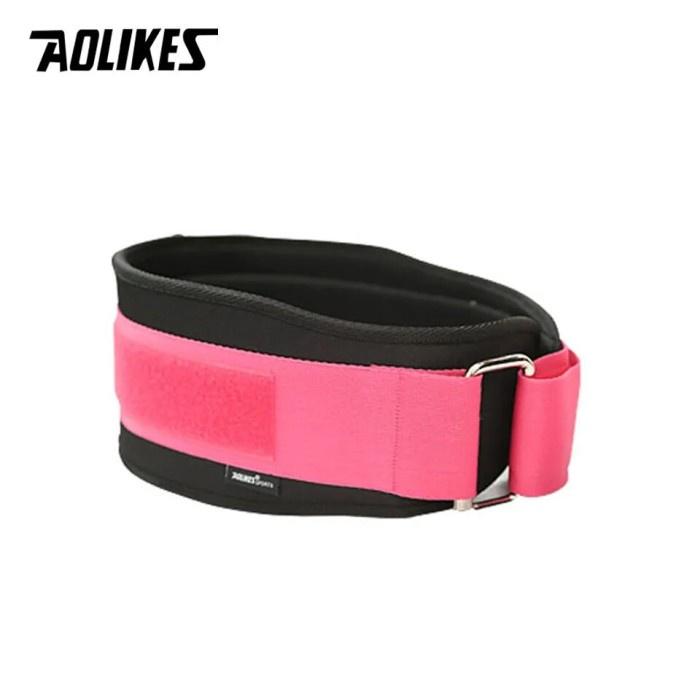 Gambar Sabuk Olahraga Aolikes 1698 Alat Bantu Korset Angkat Berat Fitness Gym - Pink, M dari Rockbrosindo undefined Tokopedia