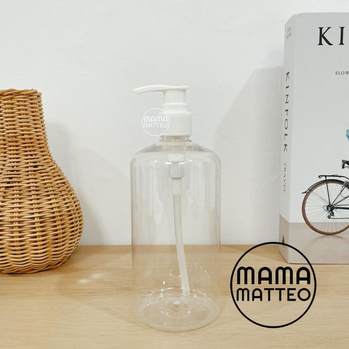 Gambar Botol PUMP Kosong / BOTOL BARU BENING 500ml - Pump 500 Bening dari mamamatteoid undefined Tokopedia