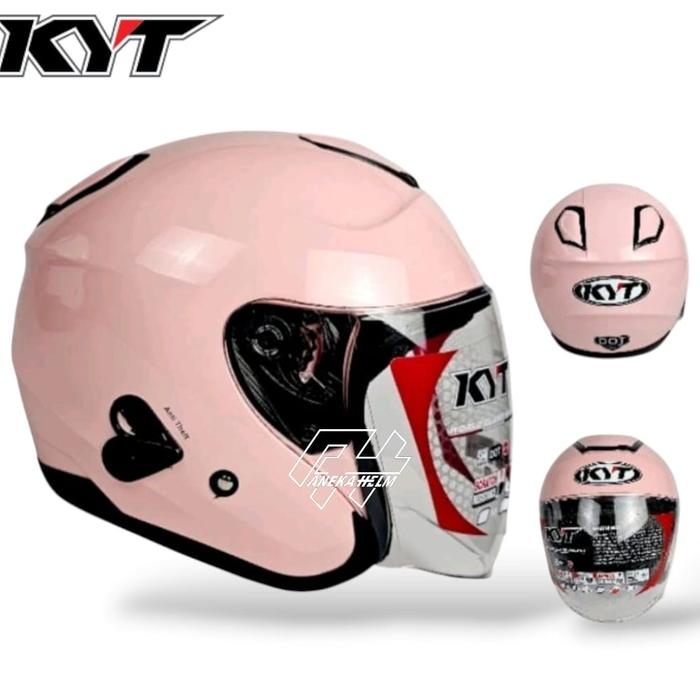 Gambar HELM KYT KYOTO SOLID WHITE/PUTIH - light peace, L dari Aneka helmet undefined Tokopedia