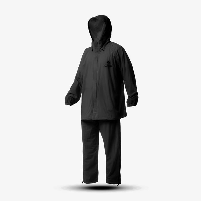 Gambar Jas Hujan Ransel LUXIGO BACKPACK01 Raincoat Pria Wanita PVC 0.25 Waterproof - Hitam dari LUXIGO RAIN WEAR undefined Tokopedia