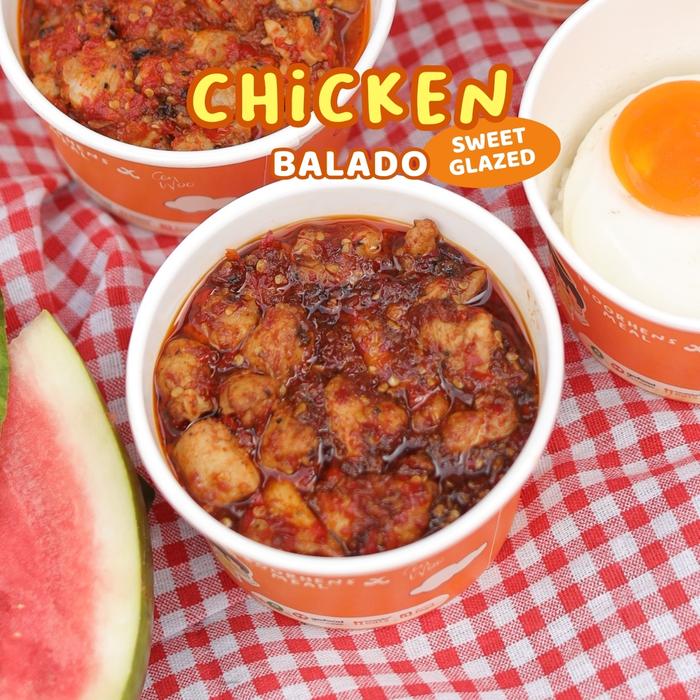Gambar BoorhensMeal 200gr Chicken Thigh (PAHA AYAM) Frozen Pack - Balado Sweet, Level 10 dari Boorhens Meal undefined Tokopedia