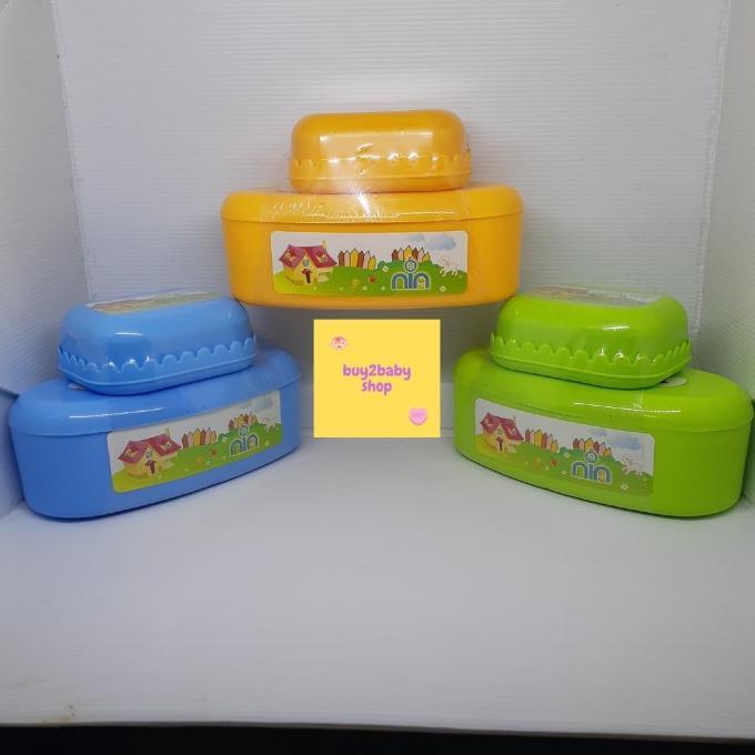 Gambar GRAB ONLY! Tempat bedak dan sabun bayi merk NIA - Orange dari Kepoin Yukk undefined Tokopedia