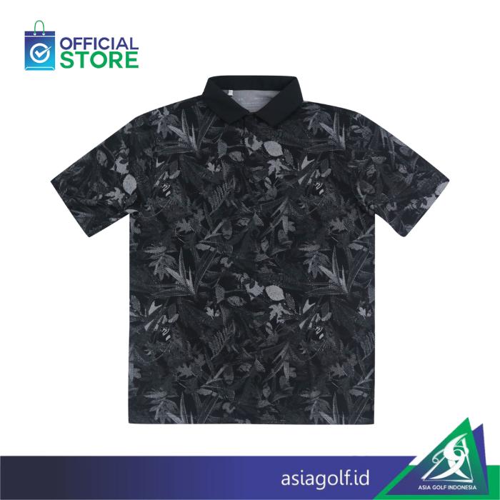 Gambar Polo Shirt Golf Under Armour Plan Etching UM0971 | Golf | Kaos Golf - Black, S dari Asia Golf Indonesia undefined Tokopedia
