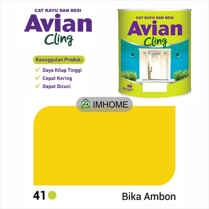 Gambar Avian Cling Cat Kayu dan Besi 1kg Hitam/Putih, Kilap, Doff/Matte - 41-Bika Ambon dari Imhome undefined Tokopedia