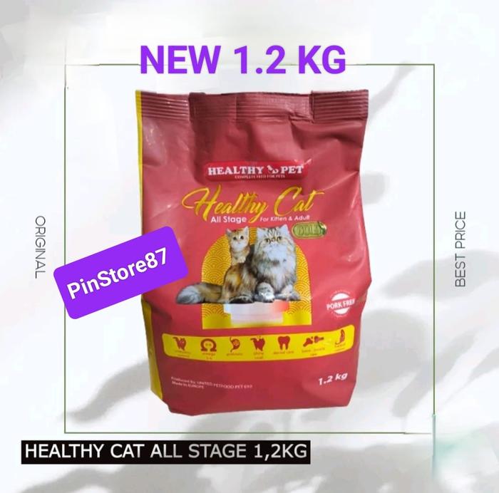 Gambar Healthy Pet Cat Food 1.5 Kg for Kitten and Adult Pork free | 1.5kg - 1.2 KG dari Pinstore87 undefined Tokopedia