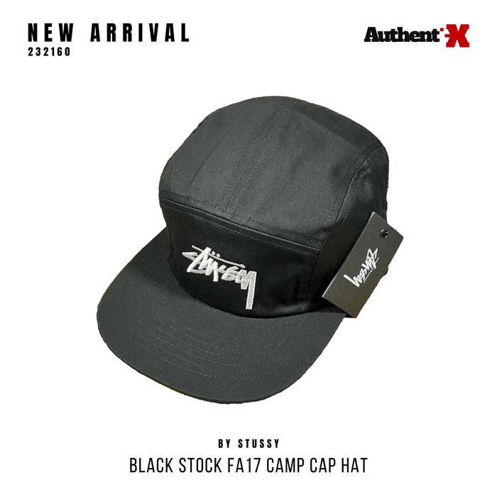 Stussy Panel Cap Stussy Mens Five Panel Cap Hat Black Topi