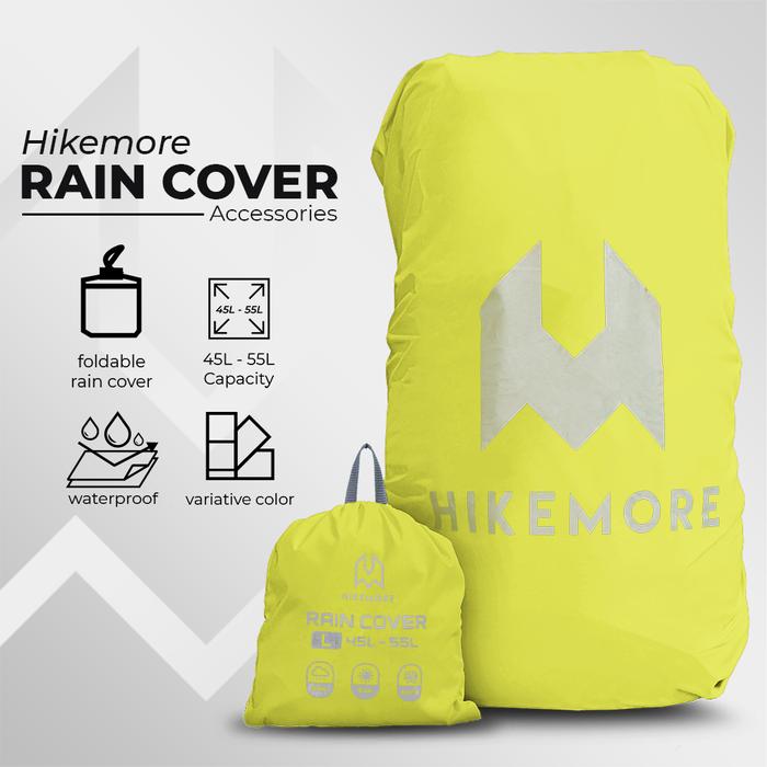 Gambar Hikemore Rain Cover Bag Pelindung Tas Ransel Backpack Size L 45-55L - Lime, L dari Hikemore undefined Tokopedia