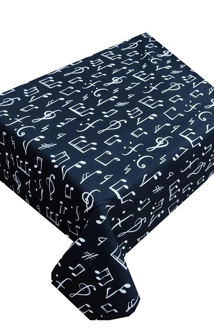 Gambar New Zeren Black Floor Music Note Pattern Care Table Cloth 1 dari Bumilangit69 undefined Tokopedia