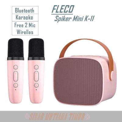Gambar Speaker bluetooth 2Mic 1 set karaoke speaker ktv Cute Wireless Lucu - MIC 2 dari SINARMUTIARATIMUR undefined Tokopedia