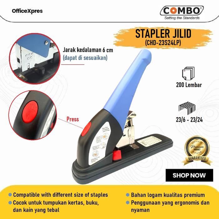 Gambar Stapler Jilid Besar 23s24LP / Hekter Jilid 23/24 / Heavy Duty Stapler - 23s24lp dari officeXpres undefined Tokopedia