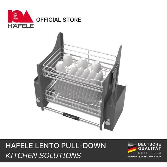 Promo Hafele PullDown Dish Rack Lento Rak Dapur Tarik 900 mm Cicil