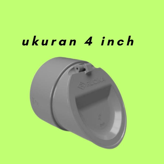 Gambar Penutup Paralon Pipa Pvc 3 inch Buka Tutup Dop Saluran Pembuangan Air - 4 inch dari ATHODA undefined Tokopedia