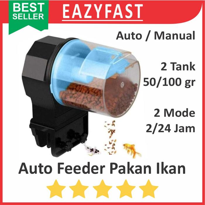 Jual Timer Auto Feeder Fish Food Makan Pakan Ikan Aquarium Otomatis 2 ...