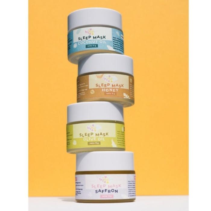 Gambar Sleeping Mask Bybdka saffron coconut olive masker by bdka 10ml - BYBDKA SAFFRON dari Hananobeauty undefined Tokopedia