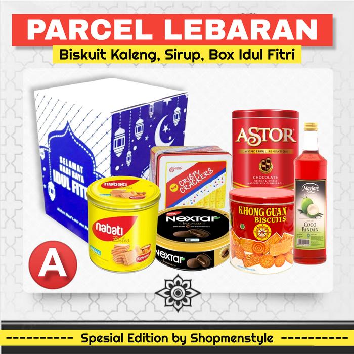 Gambar Parsel Lebaran Murah Idul Fitri Biskuit Kaleng Sirup Marjan Beli Lokal - Parcel - A dari Shopmenstyle undefined Tokopedia