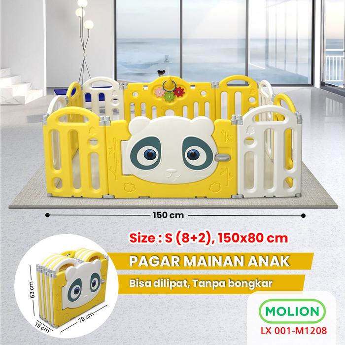 Gambar SPEEDS Pagar Bayi Playfence Pagar Mainan Anak Anak Babyfence 001-1203 - 1208 KNG 8+2-S dari Speedshome undefined Tokopedia