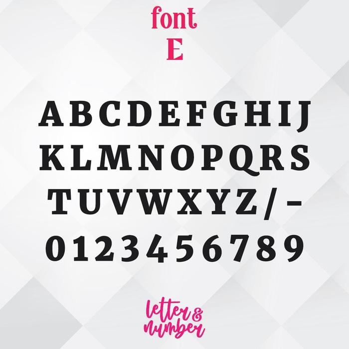 Gambar Huruf Timbul Akrilik Full Custom (Acrylic Letter) Hitam/Putih: Nomor - Font E, Hitam dari PerjawanCELL undefined Tokopedia