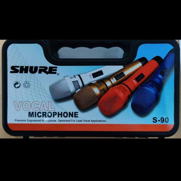 Gambar MIC SHURE VOCAL MICROPHONE S90 - Gold dari Grosir elektrik888 undefined Tokopedia