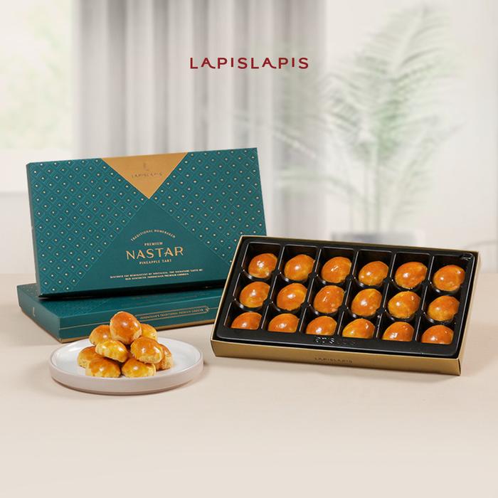 Gambar LAPISLAPIS - Signature Premium Nastar - isi 18 Pcs dari LapisLapis.id undefined Tokopedia